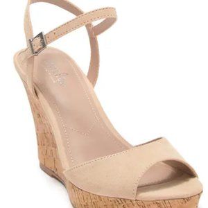 Charles by Charles David Lambert Cork Wedge Sandal
